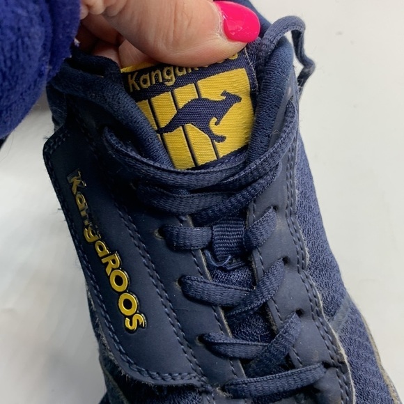 KangaROOs Blue Yellow Vintage Sneakers Sz 6. SNK0317C - Picture 5 of 7